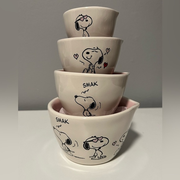 Rae Dunn Other - ‼️SOLD‼️Peanuts X Rae Dunn Measuring Cups